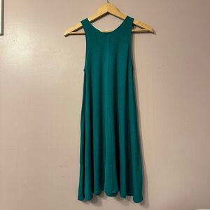 Aritzia Wilfred Free Flowy Dress Teal Women Size XXS